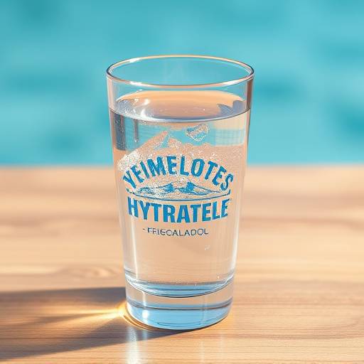 A clear glass of water, illustrating the importance of hydration for health.